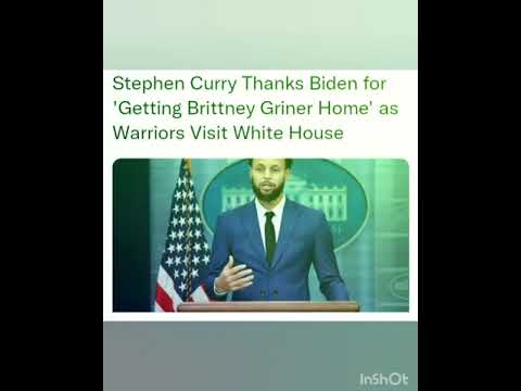 Stephen Curry Thanks Biden for 'Getting Brittney Griner Home' as Warriors Visit White House