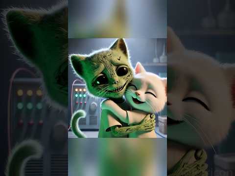 Cat and Zombie Mother Cat #cat #cutecat #kitten