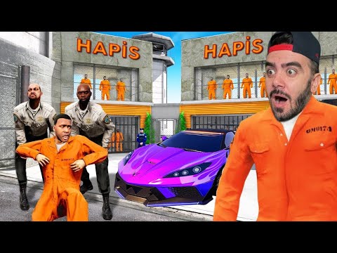 FRANKLIN HAPIS ARABAYI KAÇIRDI YAKALANDI - GTA 5 MODS