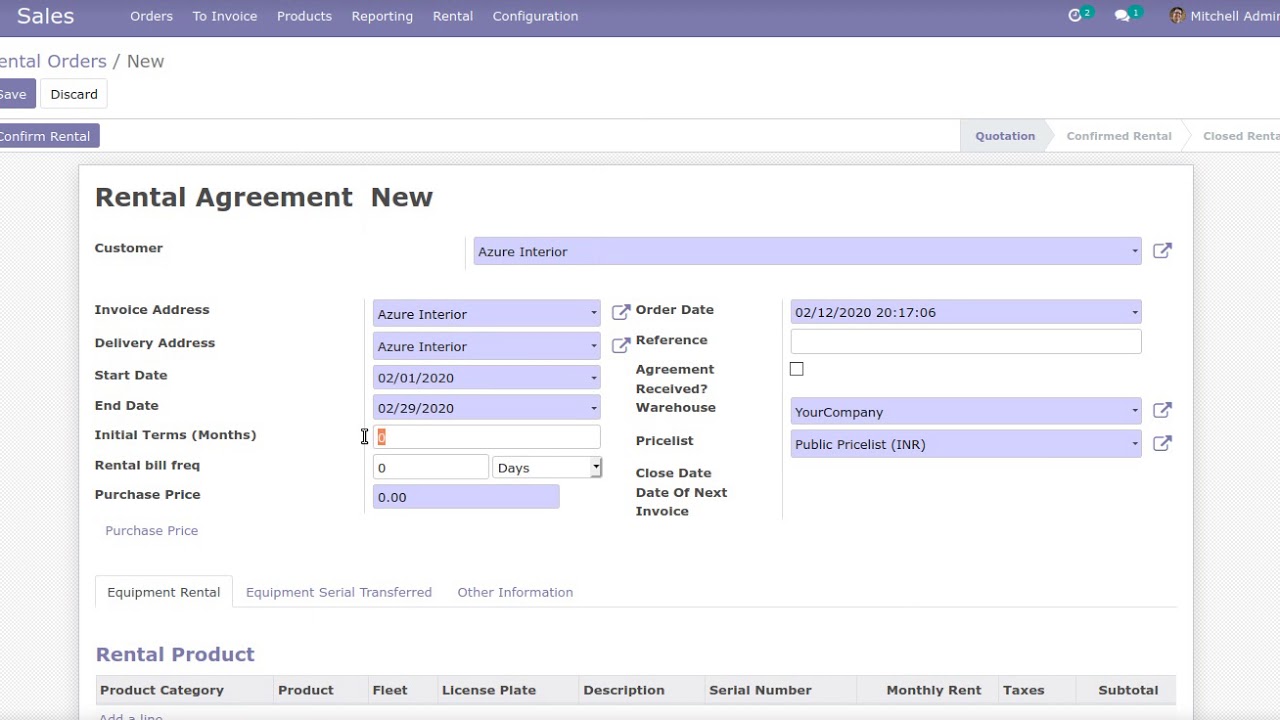 How to get Complete Rental Solution for Fleet Rental and #Machine Rental | Odoo App Feature #odoo16 | 12.02.2020

This #odooapps helps users to rent a fleet product -- Users can extend rental order also can replace the #rentalproduct, also ...