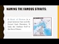 Straits and Canals Overview
