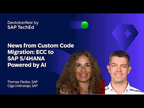 News from Custom Code Migration: ECC to SAP S/4HANA Powered by Agentic AI