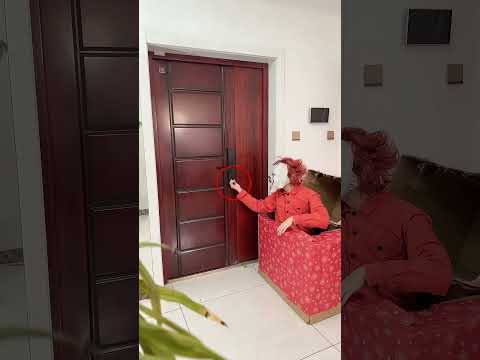 把自己藏在箱子里假装有人敲门，看看双胞胎姐妹会不会发现我！#funny #高能段子手 #搞笑 #整蛊 #comedy
