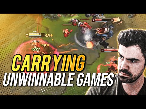 TRYING TO CARRY THESE UNWINNABLE GAMES | IreliaCarriesU