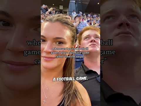 This girl found snipers at a football game ? (via: ellehillers )
