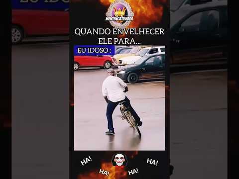 QUANDO ENVELHECER ELE PARA 👀🤣 #moto #memes #engraçado #humor #grau