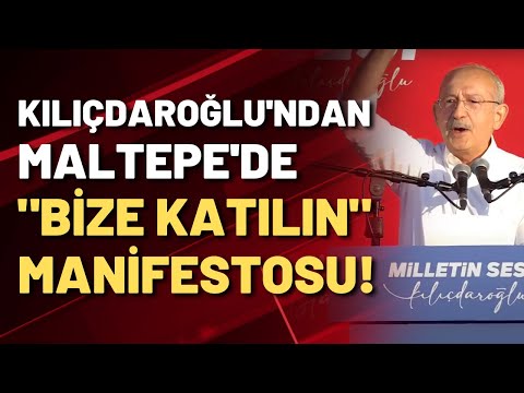 Kılıçdaroğlu'ndan Maltepe'de 