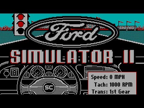 LGR - Ford Simulator II - DOS PC Game Review