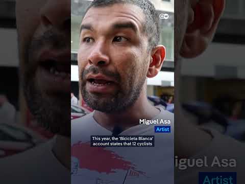 Naked cyclists protest to demand respect for traffic laws in Guadalajara | DW News