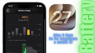 iOS 27 Battery Life & Performance SO FAR Experience