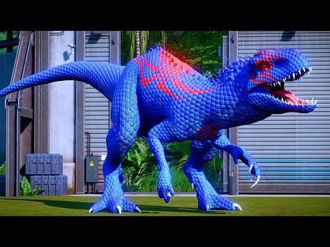 SUPERHERO DINOSAURS BATTLEGROUND COMPLICATION OF AC GAMING - Spiderman T Rex vs Hulk Indominus Rex