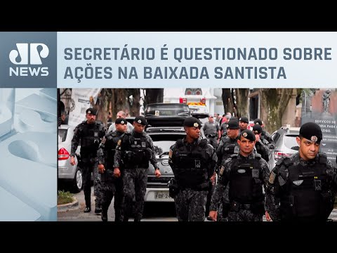 Derrite nega excessos da PM durante operação no litoral de SP