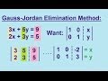 Gaus Jordan Elimination Techniques