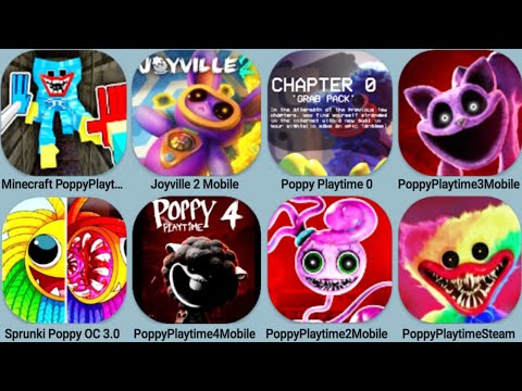 Poppy Playtime Minecraft, Joiville 2 Mobile, Poppy Playtime 0, Sprunki Poppy 0C 3.0, Poppy4Mobile+St