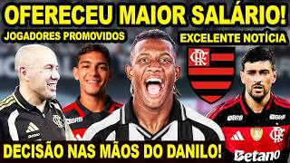 FLAMENGO FEZ PROPOSTA E OFERECEU MAIOR SALÁRIO PARA DANILO! JOGADORES PROMOVIDOS POR LEONARDO JARDIM