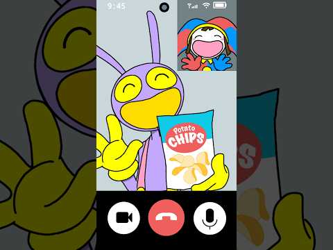 BEHIND THE SCENES! Strange Video Call Backstage Animation（Jax x Pomni） #shorts