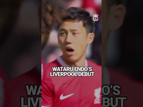 🔍 Wataru Endo’s Liverpool debut #LFC #Shorts