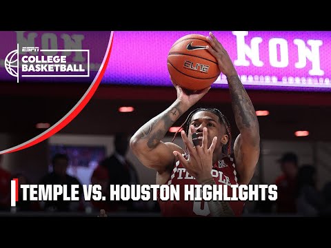 Temple upsets No. 1 Houston | Full Game Highlights