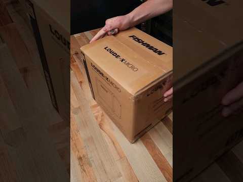 Unbox this Loudbox Micro with us! #asmr #asmrunboxing #fishman #acousticamp #acousticguitar