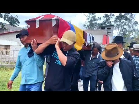 Indigenous community bid farewell to protester killed in Ecuador unrest | AFP