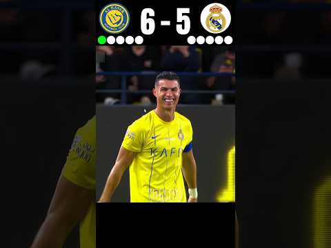Al-Nassr vs Real Madrid || PENALTY SHOOTOUT ||🤯🔥 IMAGINARY MATCH 2026 ||🥶 #football #shorts #cr7