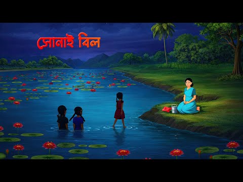 সোনাই বিল | Bangla Bhuter Golpo | Bengali Horror Cartoon | Ghost Story | Story Bird