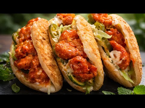 Dynamite Chicken Buns,Ramadan Special Recipe By Recipes Of The World 
