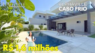 Alphaville Cabo Frio: nova, cozinha americana, piscina grande! Sua CASA DE PRAIA está aqui!