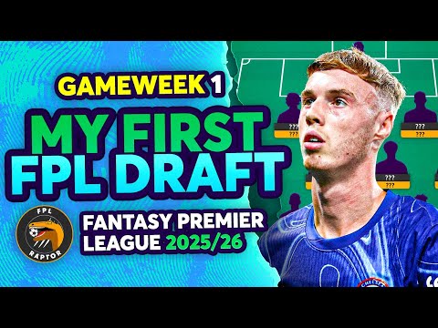 MY FIRST FPL 2025/26 DRAFT 🚨 | Fantasy Premier League Tips 2025/26