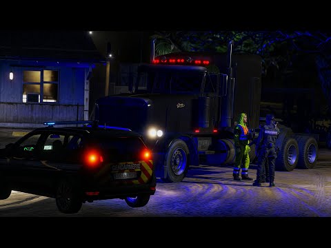 [GTA 5] UN CHAUFFEUR POIDS LOURD COMPLETEMENT BOURRÉ🚔 | LSPDFR #1219