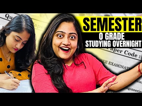 Study One Night before SEM EXAM🔥Get O Grade Studying Overnight🔴