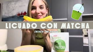 Licuado con matcha  para ENERGIA