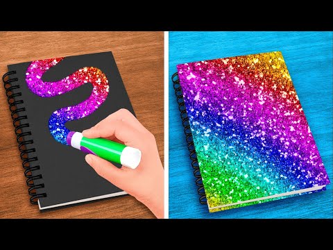 CREATIVE DIY ART HACKS & SCHOOL CRAFT|| Drawing And Painting Easy Viral Hacks By 123GO!GOLD