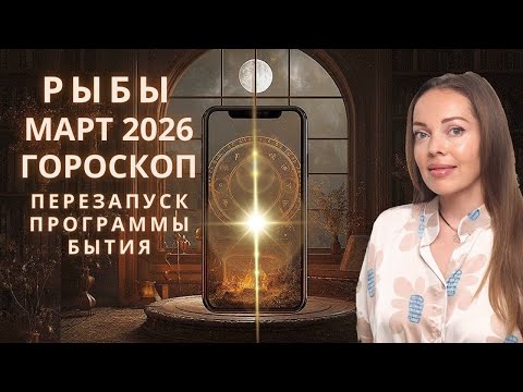 Рыбы - гороскоп на март 2026 года. Перезапуск программы бытия