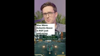 We played Star Wars: Galactic Racer!