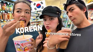 ONLY EATING at *KOREAN CONVENIENCE STORES* for 24 HOURS!! 🍡🍜