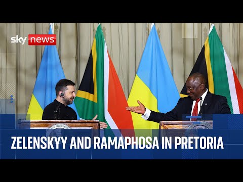 Zelenskyy and Ramaphosa hold news conference in South Africa
