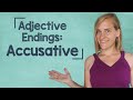 Mastering Adjective Endings in the Accusative Case
