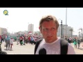 بالفيديو : أجنبي في التحرير : احتفالية رائعة .. ومصر بلد آمن 