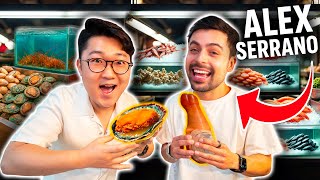PROBANDO MARISCOS en MERCADO MEXICANO con Alex Serrano