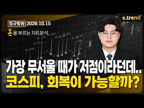 가장 무서울 때가 저점이라던데..코스피, 회복이 가능할까? | 김민형 전문가