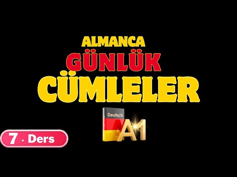 Online almanca öğrenmenin en kolay yolu | Günlük Cümleler 7. Gün