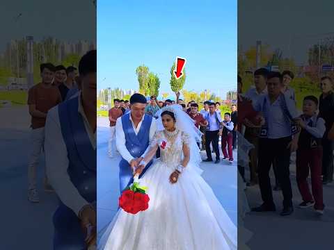 Wedding Flower Throwing Ritual #shorts #shortvideo #viralvideo