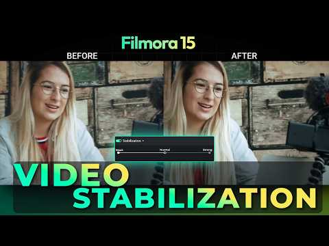Filmora Video Stabilization Tutorial | Smooth Shaky Footage