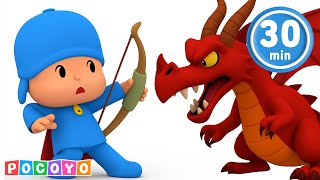 👀 The SECRET Dragon is waiting for Pocoyo... | Pocoyo English | Fantasy Movie Adventure!