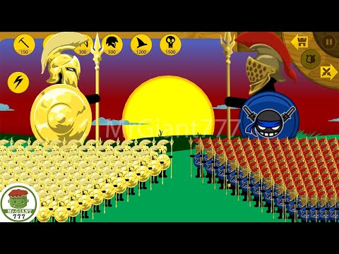 THE STRONGEST GOLDEN SPEARTON VS CRAZYJAY SPEARTON, FINAL BOSS | Stick War Legacy Mod | MrGiant777
