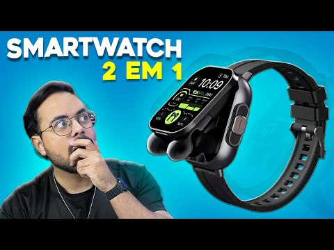 Esse Relógio Esconde um SEGREDO! Smartwatch D8 com Fone Bluetooth EMBUTIDO