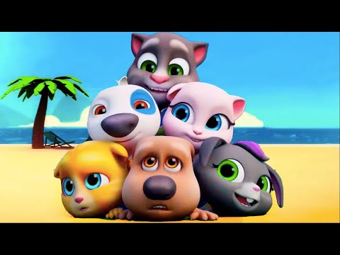 Talking Tom ⭐ Passatempos de verão  ⭐ Talking Tom shorts ⭐  Super Toons TV