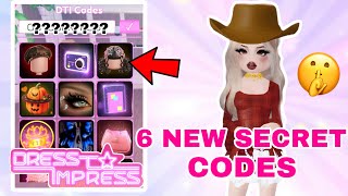 HOW TO GET ALL 6 NEW *SECRET* CODES AND FREE VIP IN DRESS TO IMPRESS 🤫