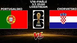 Portugalsko vs Chorvatsko  🔴LIVESTREAM🔴